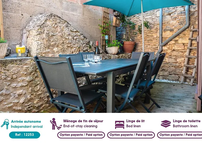 Maison Moderne, En Pierre Avec Terrasse Pour 6 Montignac-Lascaux